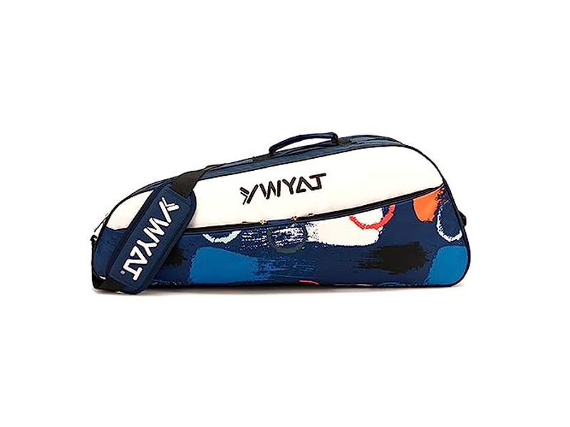 3 Racket Tennis Bag Attached Adjustable Detachable Shoulder Strap