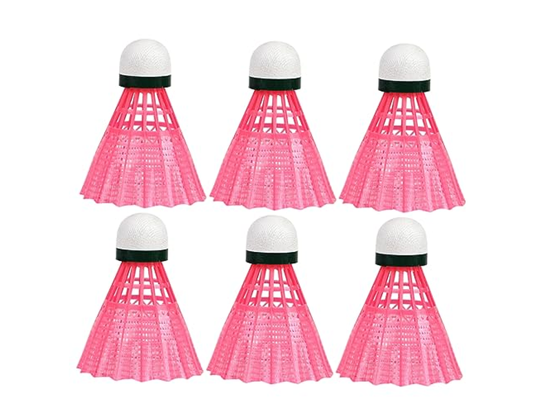 6pcs Badminton Shuttlecocks Light up