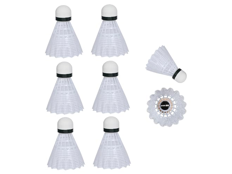 Badminton Birdies 6Pcs Nylon Bedminton Shuttlecocks