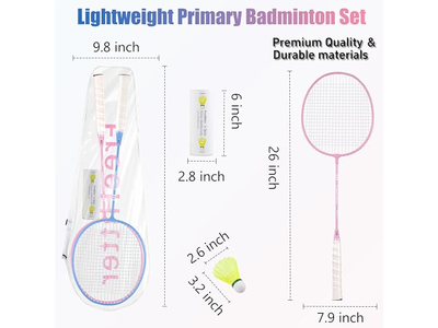 Badminton Racket Set with Carrying Bag