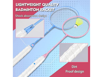 Badminton Racket Set with Carrying Bag