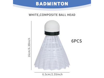 Badminton Shuttlecock,Badminton Ball 6Pcs