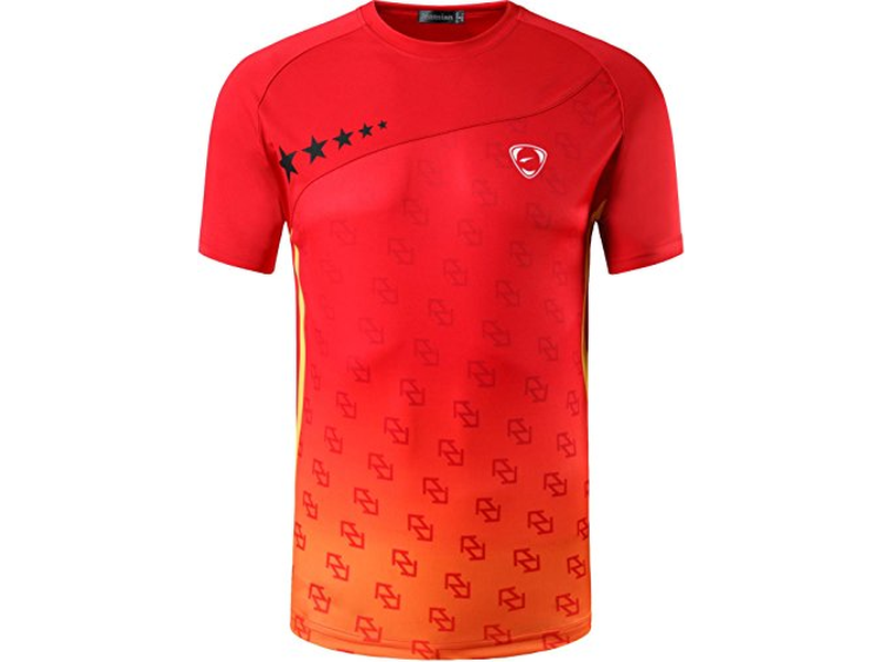 jeansian Men's Slim Fit Sport Breathable Quick Dry Short Sleeve