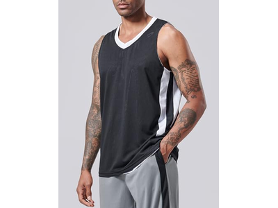 Reversible Men's Mesh Athletic Basketball Jersey