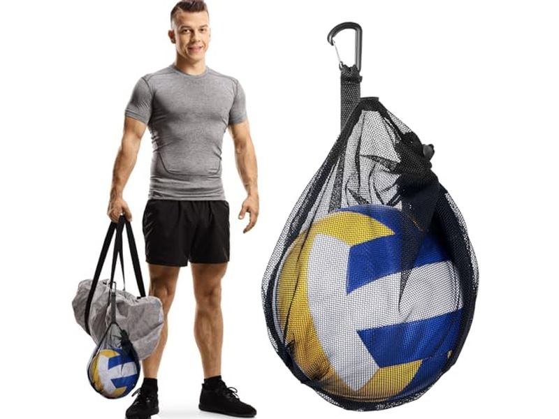 Single Ball Bag, Breathable Mesh Ball Storage Bag
