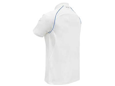 White Off-White Printed Polo T-Shirt