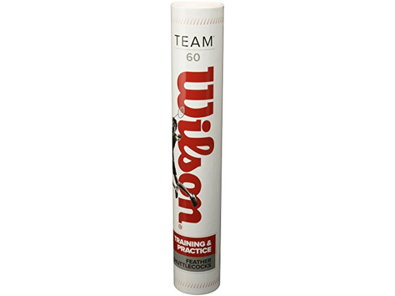 Wilson Team 60 Shuttlecocks - 12 Pack Tube