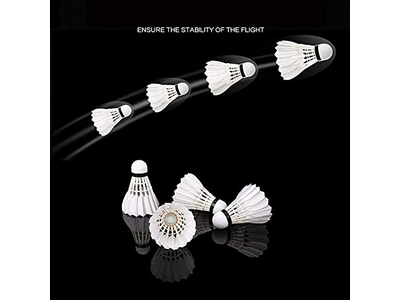 12-Pack Feather Badminton Shuttlecocks