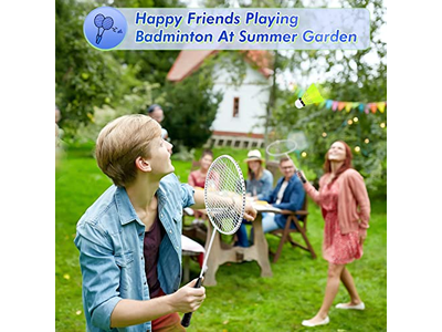 20 Pcs Badminton Rackets Set with 24 Shuttlecocks