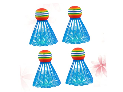 4pcs Outdoor Shuttlecocks Glow