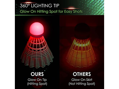 Badminton Shuttlecocks Birdies 4pcs